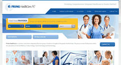 Desktop Screenshot of primehc.com